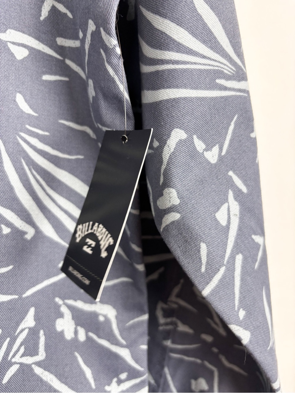 NWT BillaBong Xander Blue Palm Print Lightweight Jacket Sz M - Picture 6 of 11